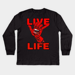 Live life Kids Long Sleeve T-Shirt